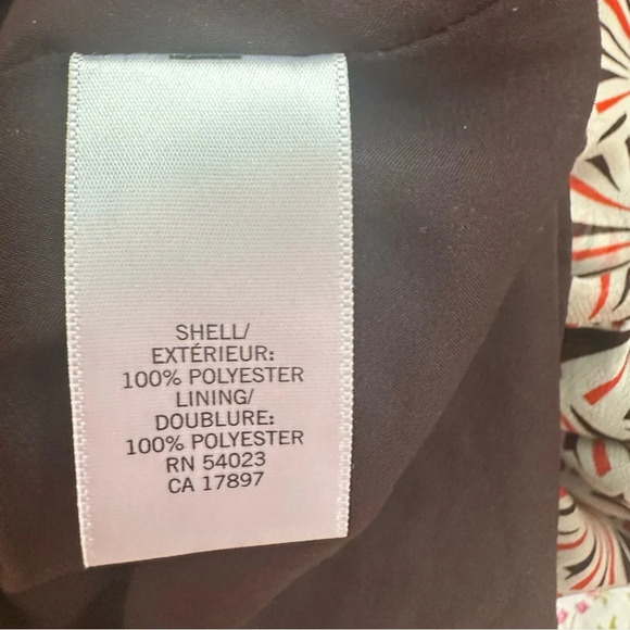 BANANA REPUBLIC ~ Women lightweight lined top with bow tie neckline size S - Picture 5 of 8